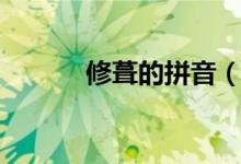 修葺的拼音（修葺的拼音读法）