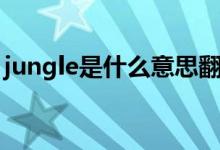 jungle是什么意思翻译（jungle是什么意思）