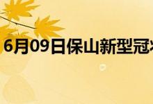 6月09日保山新型冠状病毒肺炎疫情最新消息