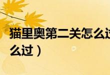 猫里奥第二关怎么过手机版（猫里奥第二关怎么过）