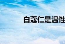 白蔻仁是温性吗（白蔻仁别名）