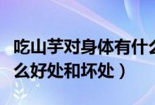 吃山芋对身体有什么好处和坏处(吃山芋有什么好处和坏处)