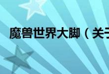 魔兽世界大脚（关于魔兽世界大脚的介绍）