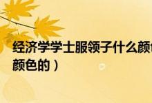 经济学学士服领子什么颜色好看（经济学学士服领子是什么颜色的）