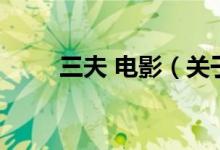 三夫 电影（关于三夫 电影的介绍）