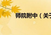 师院附中（关于师院附中的介绍）