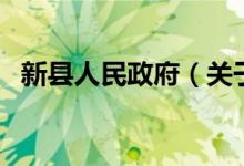 新县人民政府（关于新县人民政府的介绍）