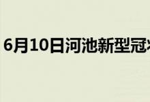 6月10日河池新型冠状病毒肺炎疫情最新消息