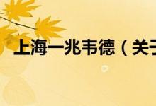 上海一兆韦德（关于上海一兆韦德的介绍）