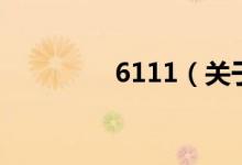 6111（关于6111的介绍）