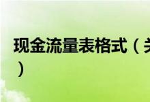 现金流量表格式（关于现金流量表格式的介绍）