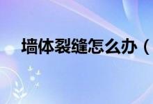 墙体裂缝怎么办（墙上有裂缝怎么解决）