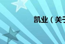 凯业（关于凯业的介绍）