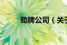 劲牌公司（关于劲牌公司的介绍）
