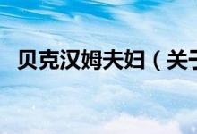 贝克汉姆夫妇（关于贝克汉姆夫妇的介绍）