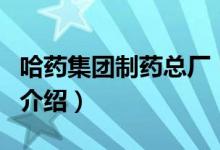 哈药集团制药总厂（关于哈药集团制药总厂的介绍）
