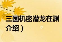 三国机密潜龙在渊（关于三国机密潜龙在渊的介绍）