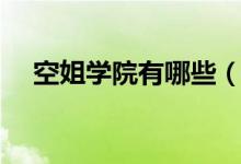 空姐学院有哪些（想当空姐考什么学校）