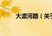 大渡河路（关于大渡河路的介绍）