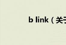 b link（关于b link的介绍）