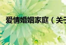 爱情婚姻家庭（关于爱情婚姻家庭的介绍）