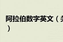 阿拉伯数字英文（关于阿拉伯数字英文的介绍）