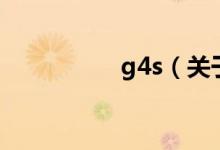 g4s（关于g4s的介绍）