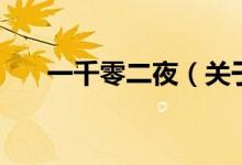 一千零二夜（关于一千零二夜的介绍）