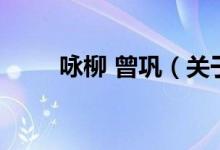 咏柳 曾巩（关于咏柳 曾巩的介绍）