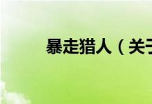 暴走猎人（关于暴走猎人的介绍）