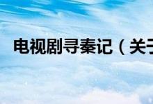 电视剧寻秦记（关于电视剧寻秦记的介绍）