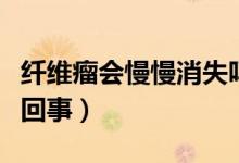 纤维瘤会慢慢消失吗(纤维瘤自己消失是怎么回事)