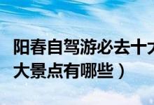 阳春自驾游必去十大景点（阳春自驾游必去十大景点有哪些）