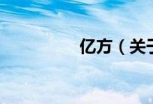 亿方（关于亿方的介绍）