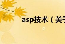 asp技术（关于asp技术的介绍）