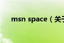 msn space（关于msn space的介绍）