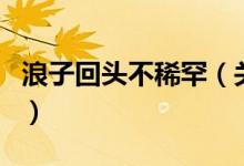 浪子回头不稀罕（关于浪子回头不稀罕的介绍）