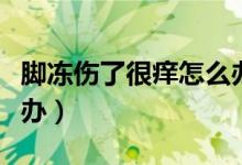 脚冻伤了很痒怎么办还痛（脚冻伤了很痒怎么办）