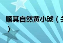 顺其自然黄小琥（关于顺其自然黄小琥的介绍）