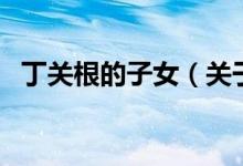 丁关根的子女（关于丁关根的子女的介绍）