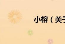 小榕（关于小榕的介绍）