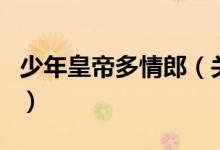 少年皇帝多情郎（关于少年皇帝多情郎的介绍）