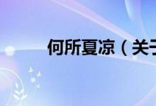 何所夏凉（关于何所夏凉的介绍）