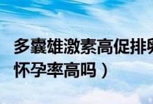 多囊雄激素高促排卵怀孕率高吗（多囊促排卵怀孕率高吗）