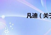 凡迪（关于凡迪的介绍）