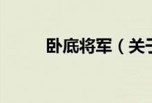 卧底将军（关于卧底将军的介绍）