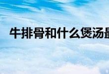 牛排骨和什么煲汤最好（牛排骨汤的做法）