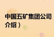 中国五矿集团公司（关于中国五矿集团公司的介绍）