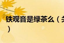 铁观音是绿茶么（关于铁观音是绿茶么的介绍）