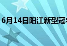 6月14日阳江新型冠状病毒肺炎疫情最新消息